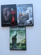 LOT OF 3 DVD Video Movies Van Helsing From Hell Cloverfield Horror Films