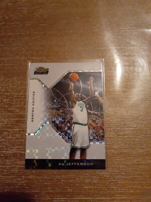 2004-05 Finest  Boston Celtics x-fractor  #160 Al Jefferson Rookie /199