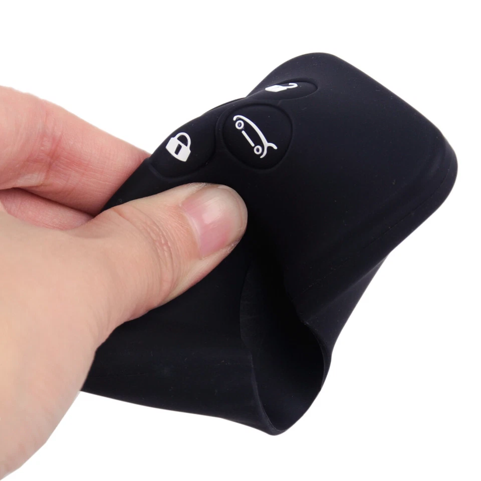 Funda para llave de silicona con control remoto de 3 botones para Renault Clio Megane Scenic Foto 4 de 4