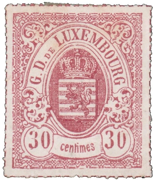No Gum Postage Luxembourg Stamps