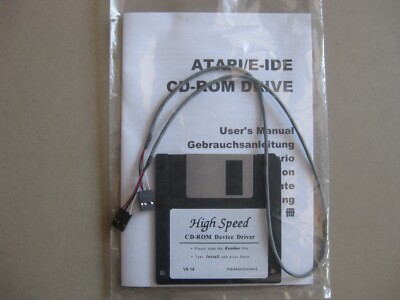 Vintage HIGH SPEED CD-ROM Device Driver 3.5  Disk VHTF Version V4.14 ATAPI/E-IDE