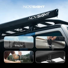 6.6 x 8.2ft Car Awning Rooftop Sun Shade Shelter Outdoor  Camping with design