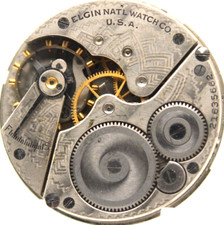 1919 ELGIN POCKET WATCH MOVEMENT 21635662 GRADE 290 16s 7j LQ2 