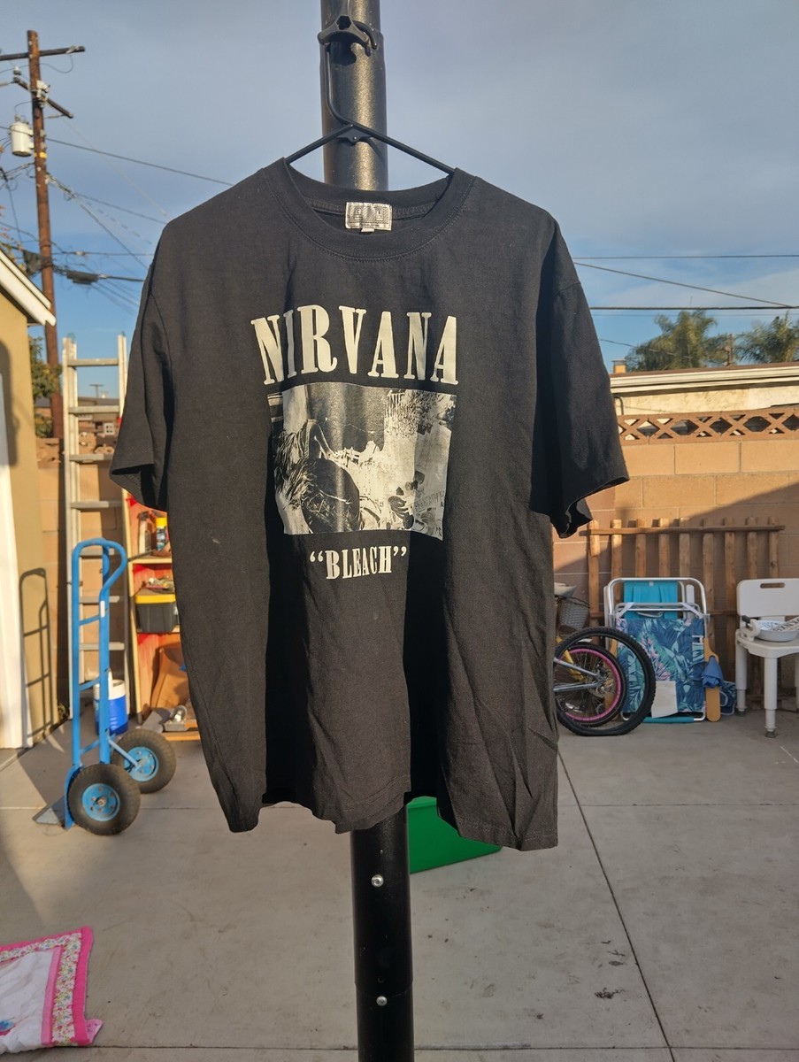 NIRVANA BLEACH Tシャツ ブラック Officially Licensed) Nirvana Bleach T Shirt | eBay