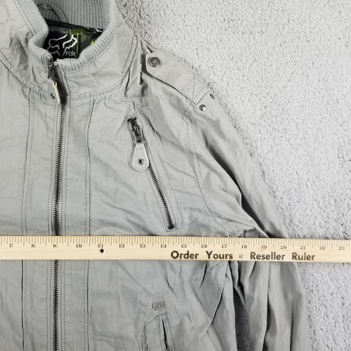 Fox Racing Jacket Teen Girls Large 17X25 Bomber Coat Windbreaker Motocross - Picture 6 of 9