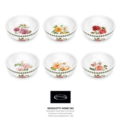 Portmeirion - Botanic Roses - 6 Tasses Ø CM 13 / En 5.11 - Revendeur - Photo 1/4