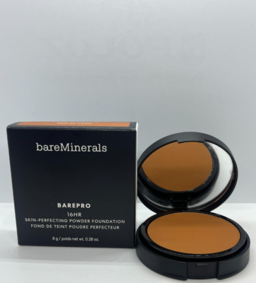 Bareminerals Barepro Skin Perfecting Powder Foundation Deep 50 Warm 0.28 oz BNIB