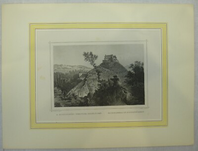 Stich ''MICHELSBERG IN SIEBENBÜRGEN'' L. Rohbock / G. Hels