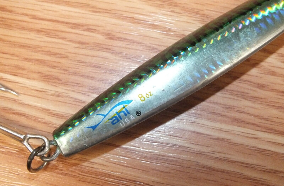 Ahi Assault Diamond Jig 5" 8 oz, Greenback Mackerel Collectible Fishing Lure | eBay Ahi Assault Diamond Jig 5" 8 oz, Greenback Mackerel Collectible Fishing Lure | eBay