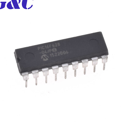 PIC16F628-04/P P16F628 FLASH-Based 8-Bit CMOS Microcontrollers DIP NEW IC