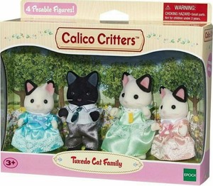 sylvanian families tuxedo cat