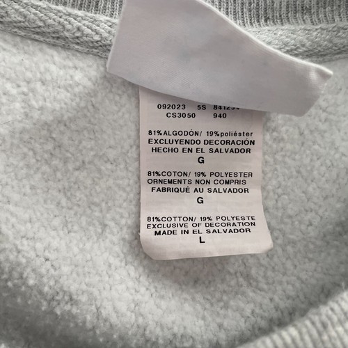 Harvard Sweater Adult Large Gray Champion Reverse Weave Pullover Sweatshirt Mens - Picture 6 of 10
