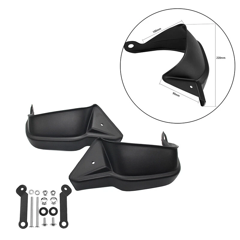 2 protectores de manos negros para Honda NC700 X NC750 X DCT NC750S 2012-2020 2019 2018 Foto 2 de 4