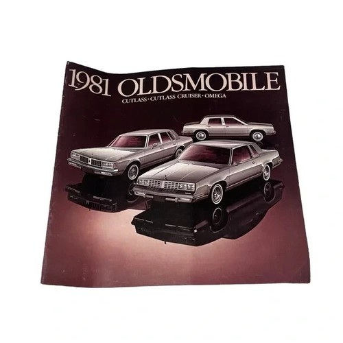 1981 Oldsmobile Automobile Car Promotional Brochure Vintage