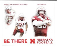 2016 Nebraska Cornhusker Husker Football Pocket Schedule Nate Gerry Zlab Jackson