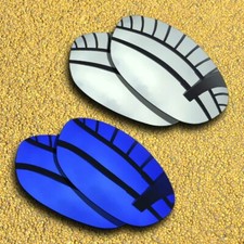 2 Pairs Polarized Lenses Replacement for-Costa Del Mar Brine-Silver Violet Blue