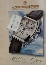 VACHERON CONSTANTIN ROYAL EAGLE 2001 WERBUNG ADVERTISING WERBUNG CLIPPING