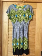 Boho  Bohemian Yvos womens Maxi Dress Size S