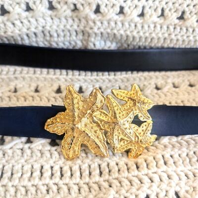 Vintage Mimi Di N 1989 24K Gold Plated Starfish Two Piece  display picture 1