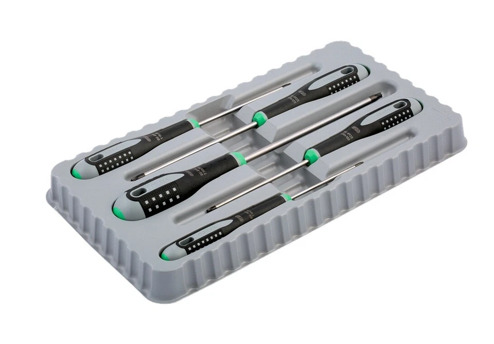 Bahco BE-9885 ERGO 5 Piece Torx Screwdriver Set T10-T30