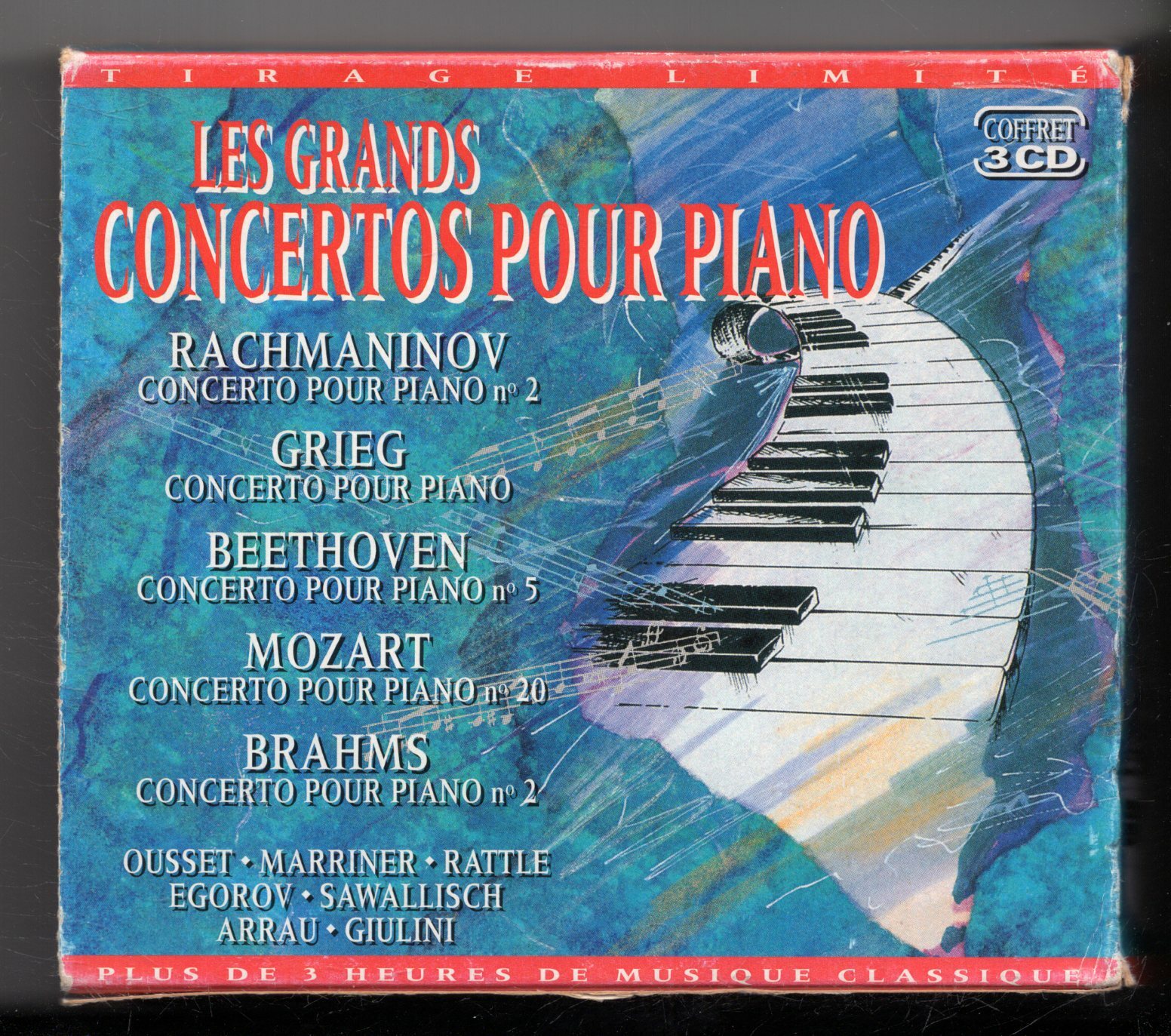(JV124) Les Grands Concertos Pour Piano - 1993 Boxset CDs