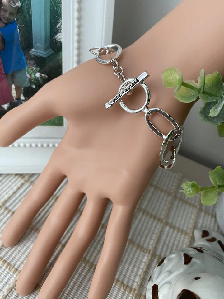 Pulsera Chloe + Isabel Organic Link Toggle B001S ¡Nueva! Foto 2 de 4