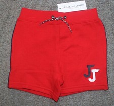 Janie and Jack Baby Boys Red Shorts - Size 6-12 Months - NWT