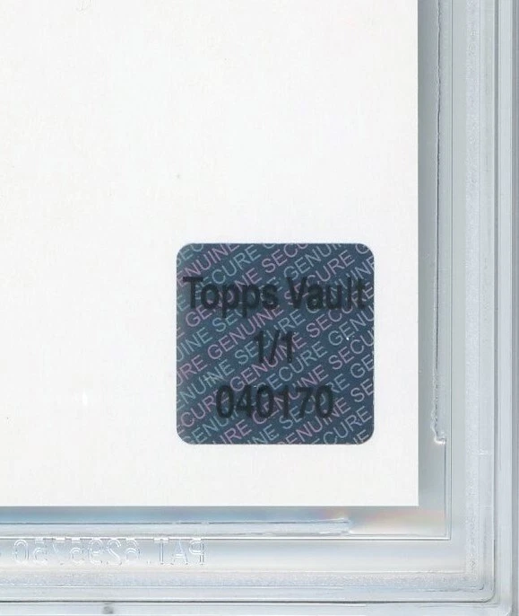 1 of 1: AJ Styles (RC) BGS 9.5: 2016 Topps TNF Blank Back 1st WWE Card Gisto 1/1 - Image 2 of 4