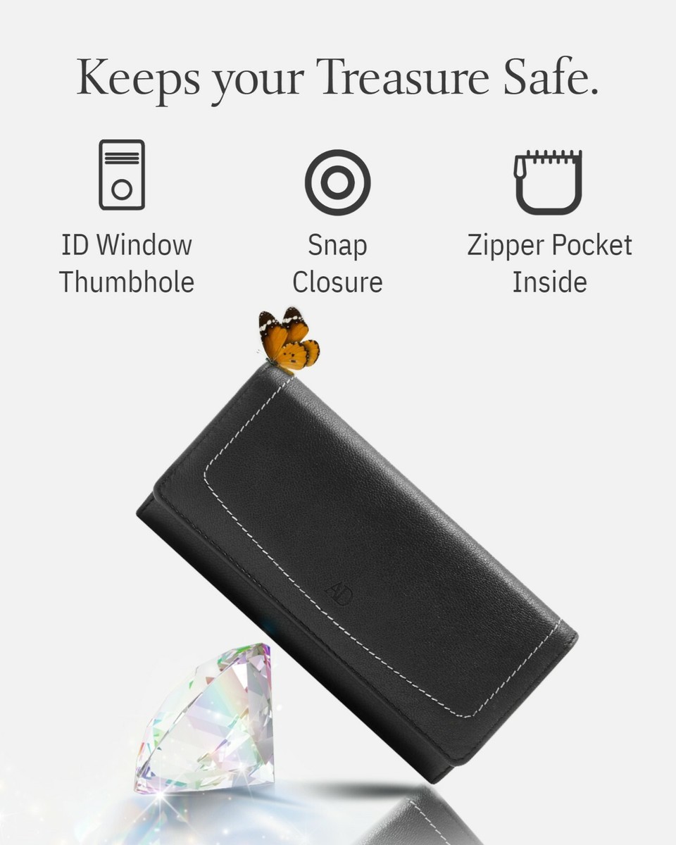 【関税送料込】T-Lock lizard embossed cardholder☆☆ Genuine Leather Wallet for Womens - Ladies RFID Wallets With