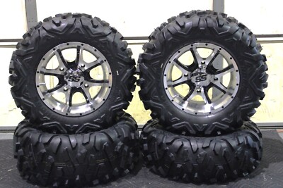 OUTLANDER 700 26'' BIGHORN RADIAL ATV TIRE & 14'' COBRA M/B WHEEL KIT CAN1CA M917