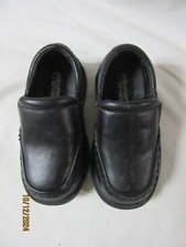 Buster Brown Toddler Loafers Black Size 5 Leather Slip-On Great Conditio BDTSB-5