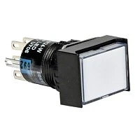 IDEC Corporation AL6H-M24P-JW Pushbutton Switch - DPDT - 24VAC/DC - Momentary...
