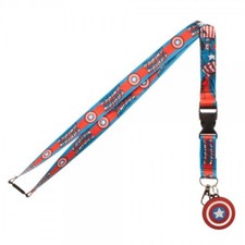 Captain America Logo Character Lanyard