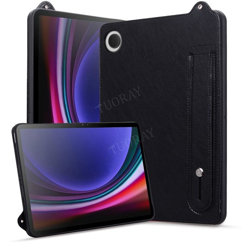 Handle Case For Samsung Galaxy Tab A9 Plus S9 S8 S7+ Ultra Leather Stand Cover - Picture 4 of 40