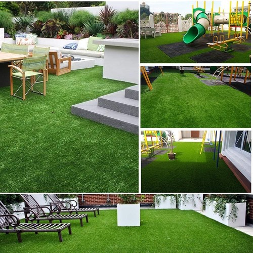6.5x10ft Artificial Turf Fake Grass Carpets Mat Rug Synthetic Landscape 1.2" H - Picture 13 of 13