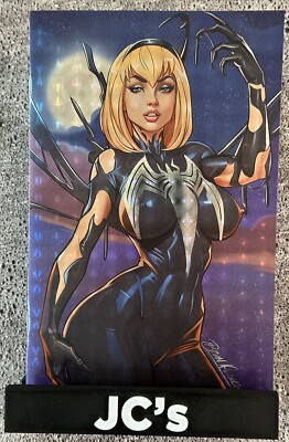 SKYLINE #4 CVR-A BRIAN MIROGLIO SPIDER-GWEN VENOMIZED BUBBLE FOIL NICE 1/1 RARE