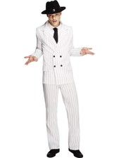 Image of Gangster Costume Adult Halloween Large