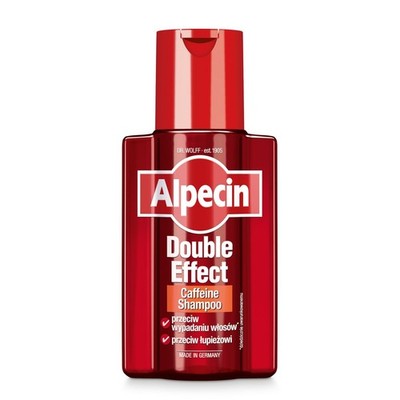 Alpecin DOUBLE EFFECT Caffeine Shampoo -Made in Germany - 1 x 200ml -FREE SHIP