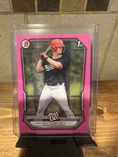 2026 Bowman Sam Petersen Pink Border /175 1rst BP-122