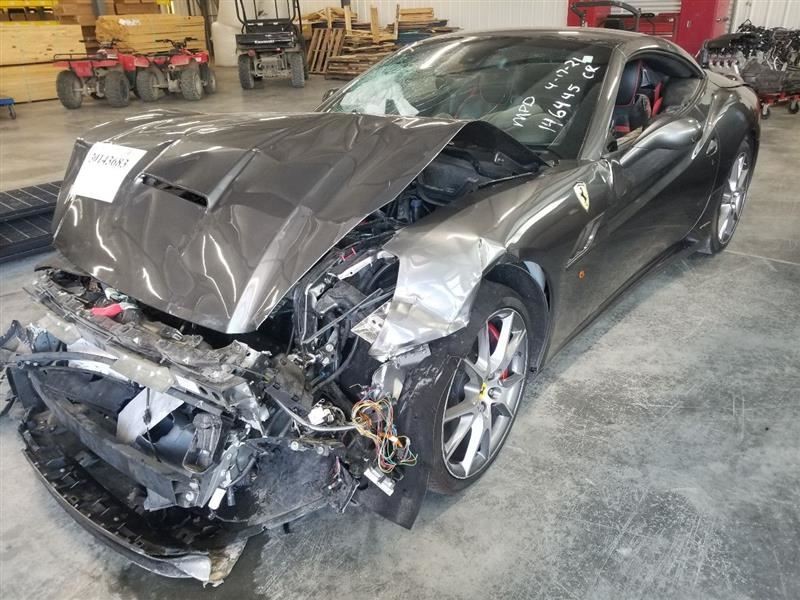 12 2012 FERRARI CALIFORNIA OEM DRIVER LEFT LOWER KNEE BOLSTER ONLY BLACK LEATHER