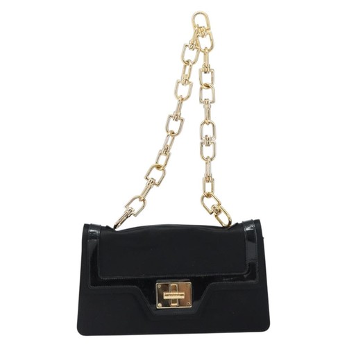 Givenchy Shoulder Bag Satin Black Satin