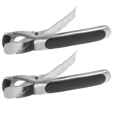 2 Pcs Detachable Pan Gripper Anti-scalding Clip Bowl Plate Clam Hot