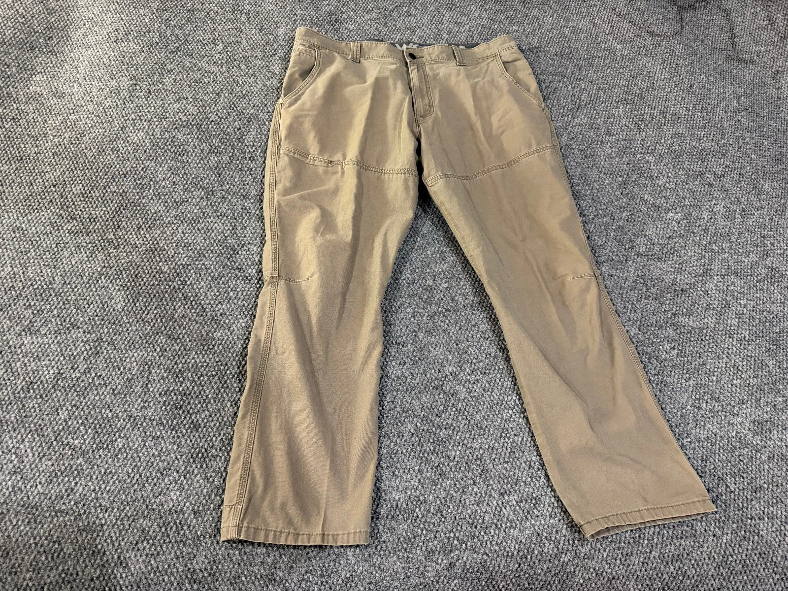 Wrangler atg pants mens 36x30 beige outdoor stretch utility hiking