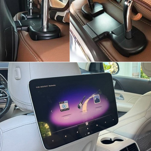 Android Headrest Monitor For Mercedes-Benz WiFi 4K Touch Screen Car Video Player - Picture 1 of 9