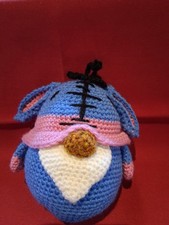 Baby Donkey Handmade Crochet Amigurumy Nursery Toy