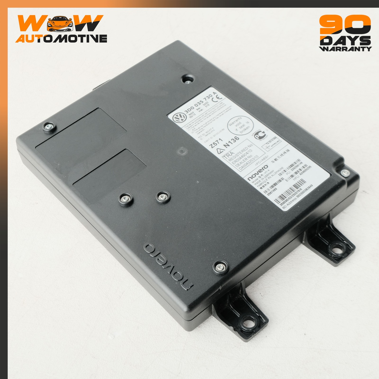 12-19 BENTLEY CONTINENTAL FLYING SPUR GTC REAR BLUETOOTH PHONE CONTROL MODULE OE