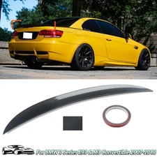 Carbon Style Rear Wing Trunk Spoiler For BMW 3 Series E93 M3 Convertible 2007-13