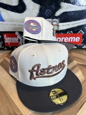 New Era Supremo_g Houston Astros Aux Pack Chrome Dome 7 3/8 Metallic Sold Out