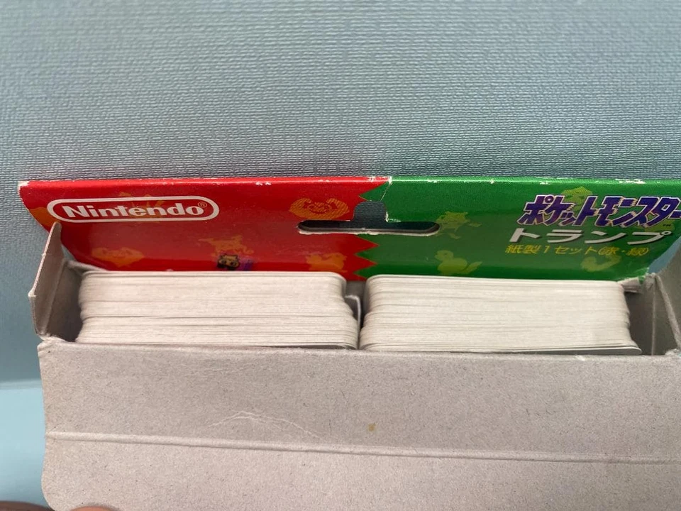 Pokemon Playing Cards Poker Charizard Venusaur Deck Red Green Japanese 1996 JP - Image 3 of 4