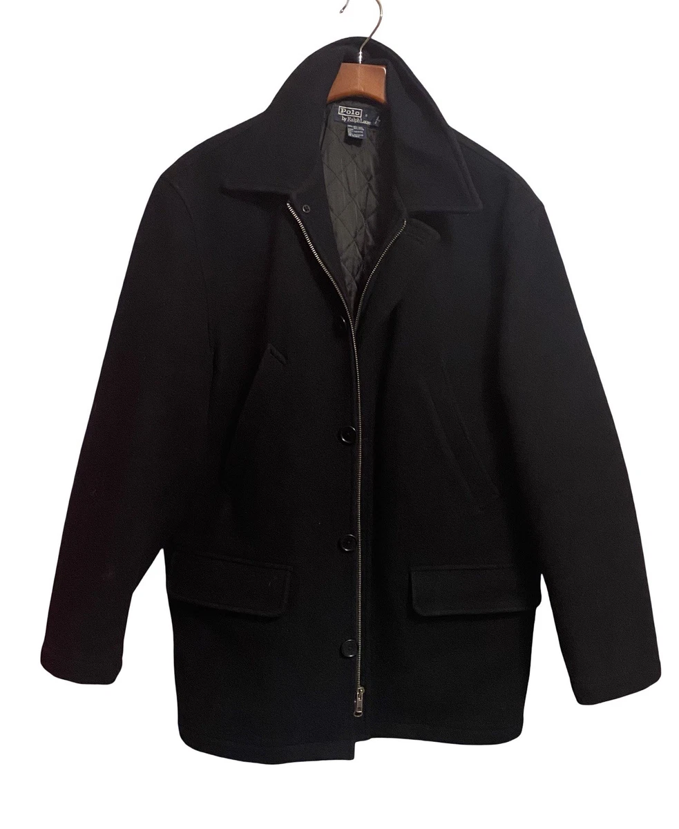 Polo Ralph Lauren Pea Coat Black Coats, Jackets & Vests for Men